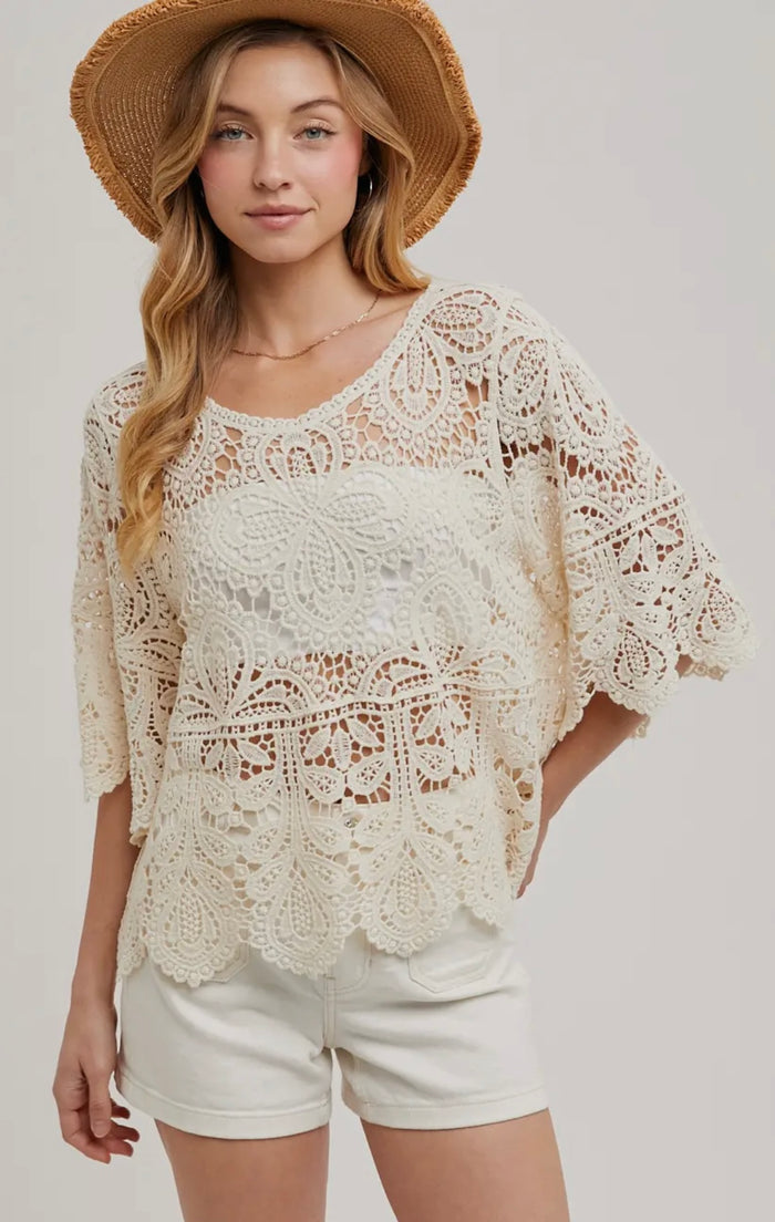 Crochet Lace Top